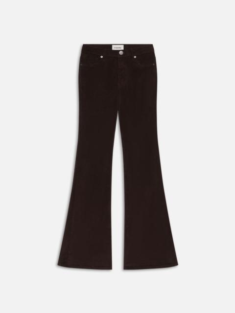 FRAME Le Easy Flare Corduroy in Espresso