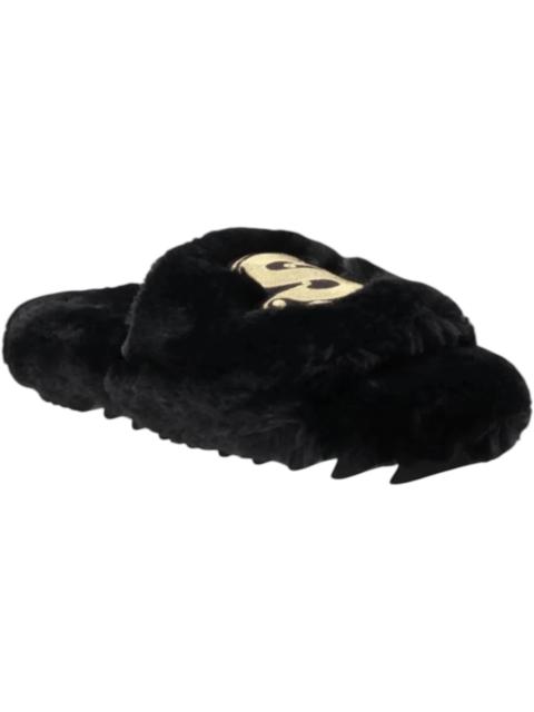 sacai Sacai Fuax Fur Comfort Slippers Black (Women's)