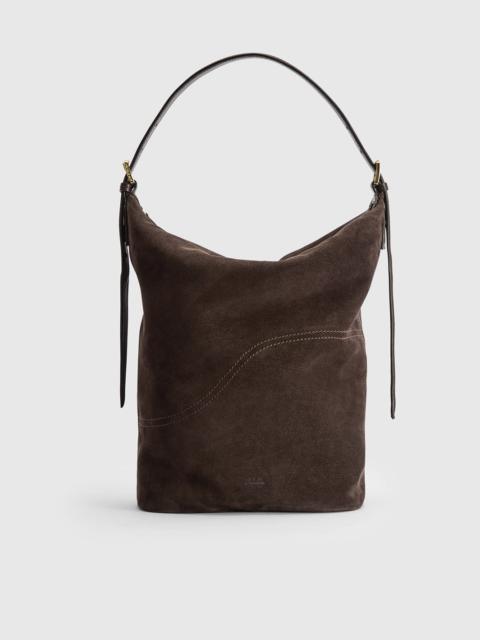 ATP ATELIER Tolve Walnut Suede Tote bag