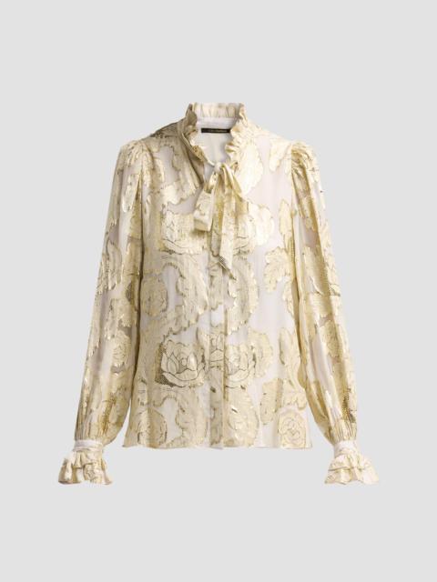 KOBI HALPERIN Women's Niosha Jacquard Blouse - Ivory