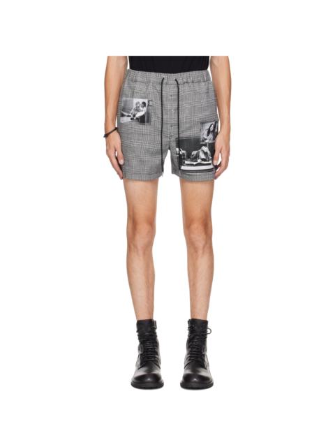TAKAHIROMIYASHITA TheSoloist. Black & White Trunks Shorts