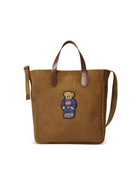 Polo Ralph Lauren bear-embroidered tote bag