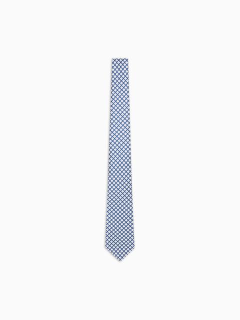 GIORGIO ARMANI JACQUARD SILK TIE