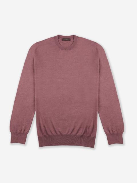 SLOWEAR Cashmere and silk slim fit crewneck sweater