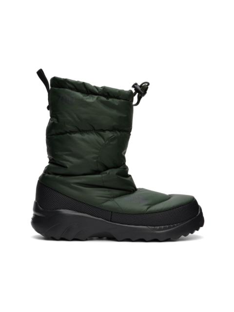 The North Face Khaki Nuptse Traction Boots