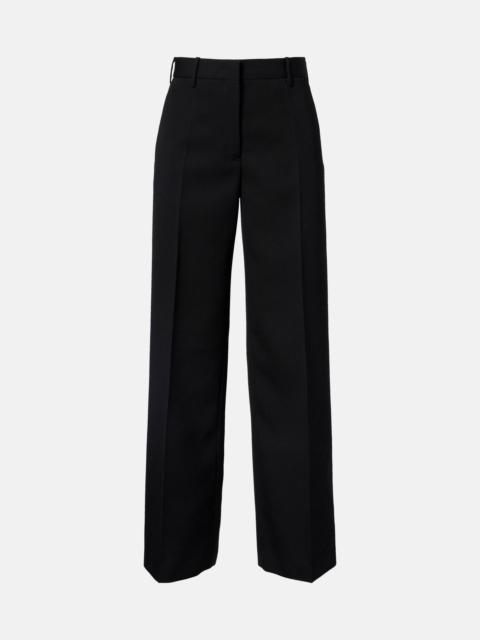 Jil Sander Low-rise wool straight pants