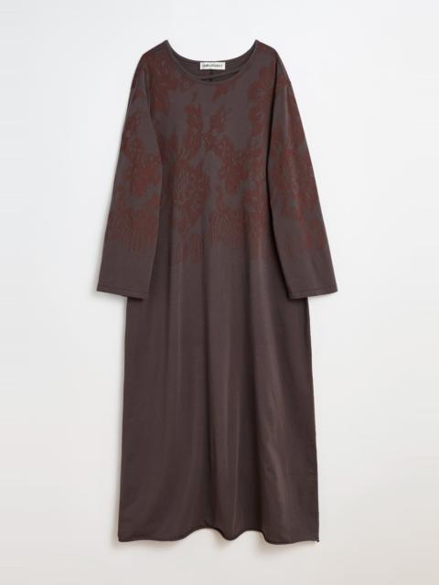 Our Legacy Covert Dress Tasty Raisin Lace Stencil