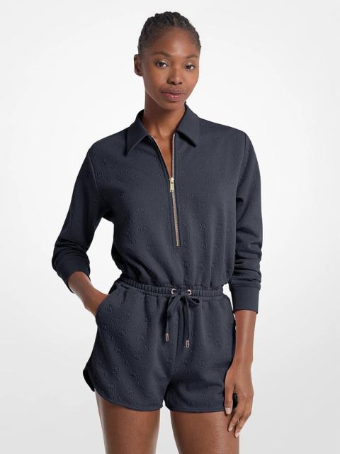 MICHAEL KORS Logo Jacquard Romper