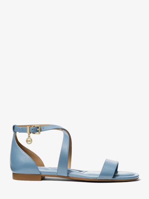 MICHAEL KORS Alexa Flex Leather Sandal