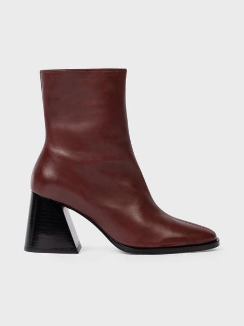 Paul Smith Leather Burgundy 'Baylis' Boots