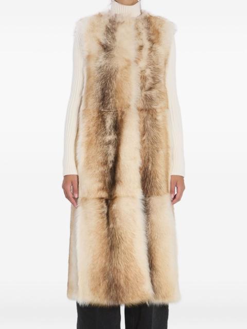 Yves Salomon lamb fur vest