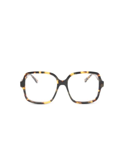Chloé geometric frame glasses