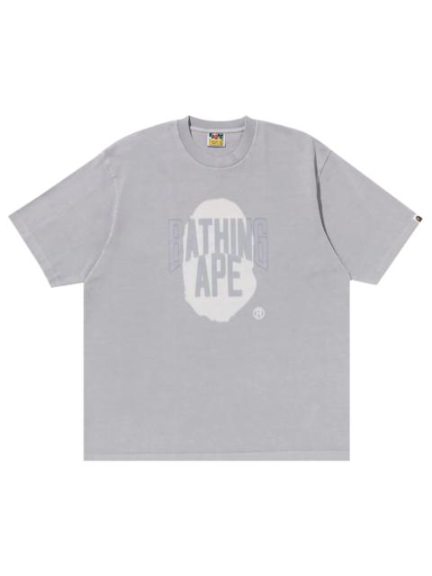 BAPE Blur Graphic Garment Dye Oversized Tee 'Grey'