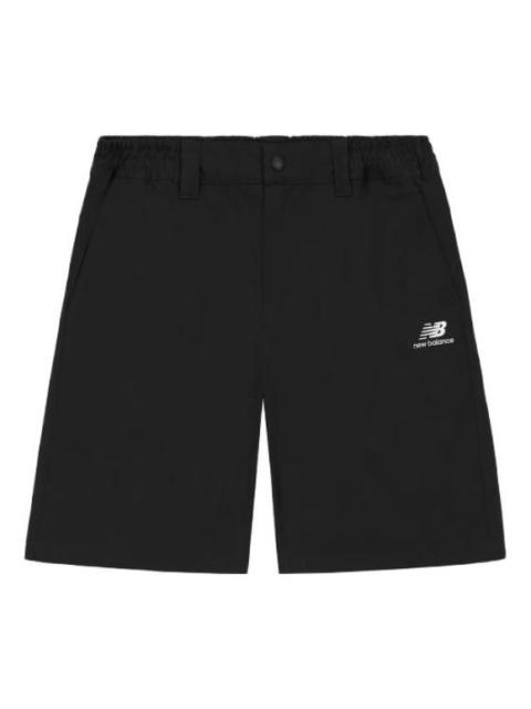 New Balance New Balance Logo Essentials Shorts 'Black' 5VD38441-BK