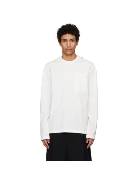 Taslan Nylon x Cotton Jersey L/S T-Shirt