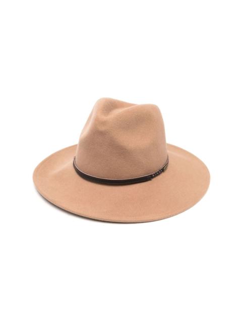 Tack wool fedora