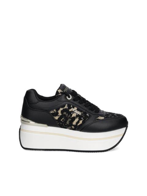 GUESS USA lace platform sneakers