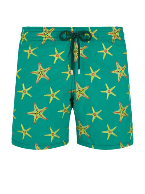 Men Swim Trunks Embroidered Starfish Dance - Limited Edition