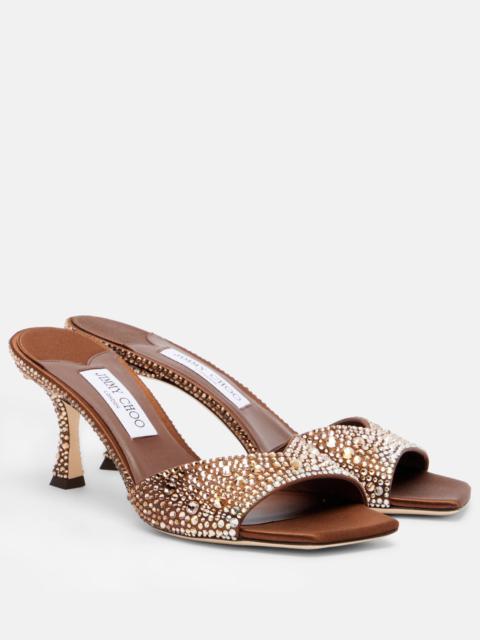 JIMMY CHOO Skye 70 embellished mules