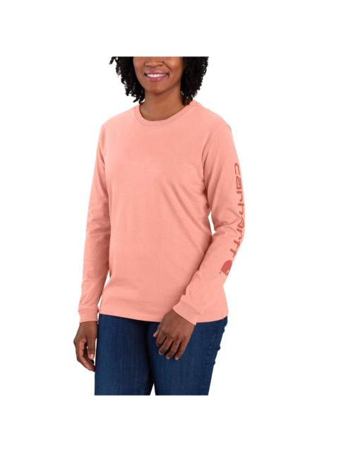 Carhartt Women's Dearborn Loose LS Logo T-Shirt