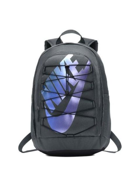 Nike Hayward 2.0 Student Large Capacity schoolbag backpack Gradient Blue logo 'Smoke Grey Black' BA5