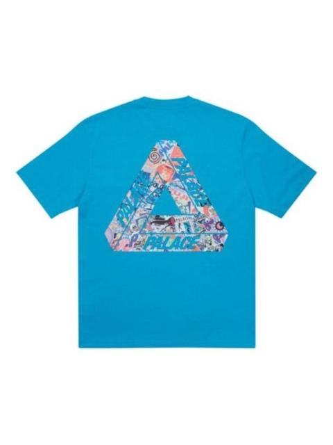 PALACE Palace FW21 Tri-Sticker Pack Logo T-Shirt 'Blue' P21TS111