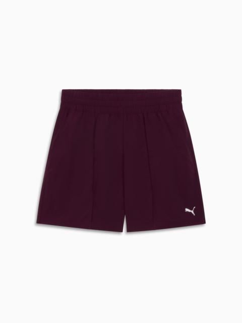 PUMA ESS Woven Pin Tuck Short Women
