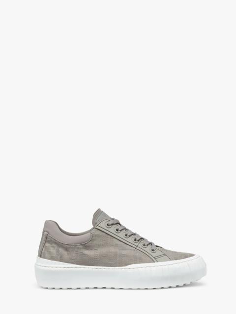 FENDI Gray fabric low-top