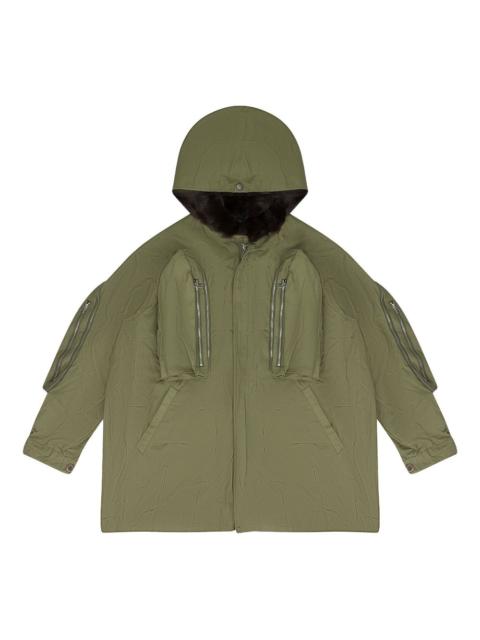 WHO DECIDES WAR window-pocket parka