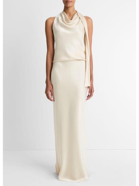 Vince Satin Bias Column Skirt