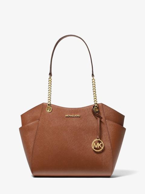 MICHAEL KORS Jet Set Large Saffiano Leather Shoulder Bag