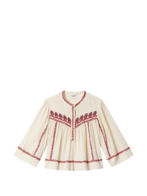 Isabel Marant Étoile JULINE embroidered top