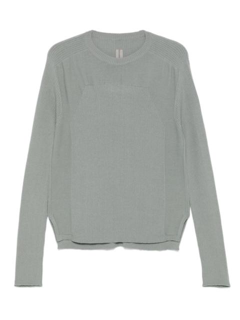 Rick Owens ribbed-panelled sweater