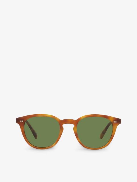 Oliver Peoples OV5454SU Desmon Sun round-frame tortoiseshell acetate sunglasses