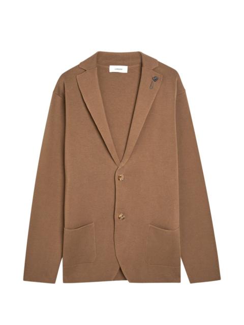 LARDINI button-up cotton cardigan