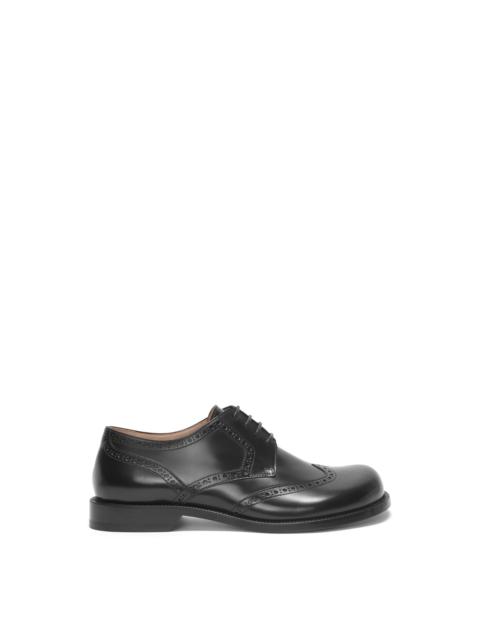 Campo brogue derby in brushed calfskin