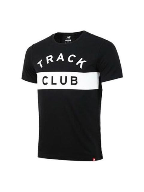 New Balance New Balance Track Club Sport Tee 'Black White' AMT81538-BK