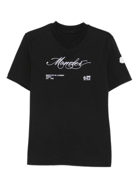 Moncler logo-print cotton T-shirt