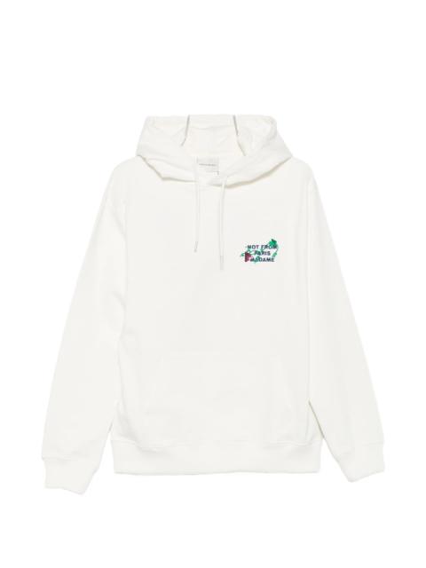 Drôle de Monsieur Drole De Monsieur Vine-embroidered Hoodie