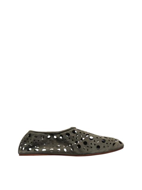 Alaïa Neo Vienne Perforated Slippers
