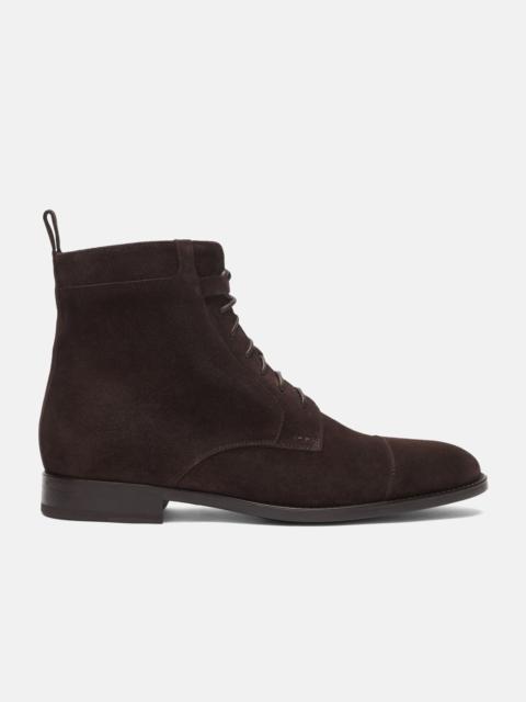 SCAROSSO Dante Dark Brown Suede