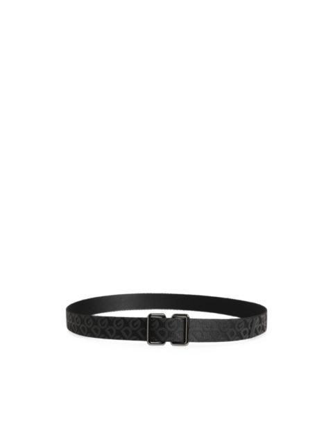 Dolce & Gabbana monogram-jacquard belt