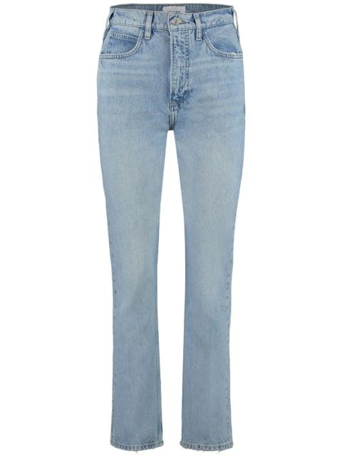 FRAME cotton straight-leg jeans