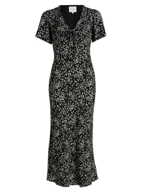 Reformation Women's Tyra Floral Crepe Midi-Dress - Colette