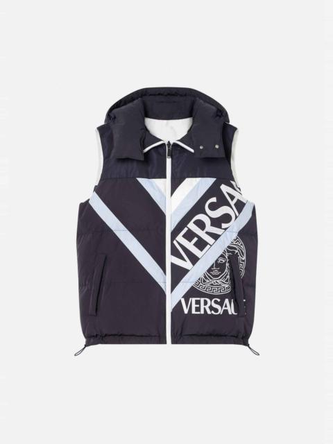 VERSACE Logo Puffer Vest