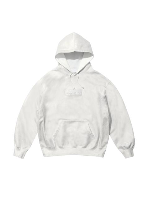 Supreme x MM6 Maison Margiela Foil Box Logo Hooded Sweatshirt 'White'