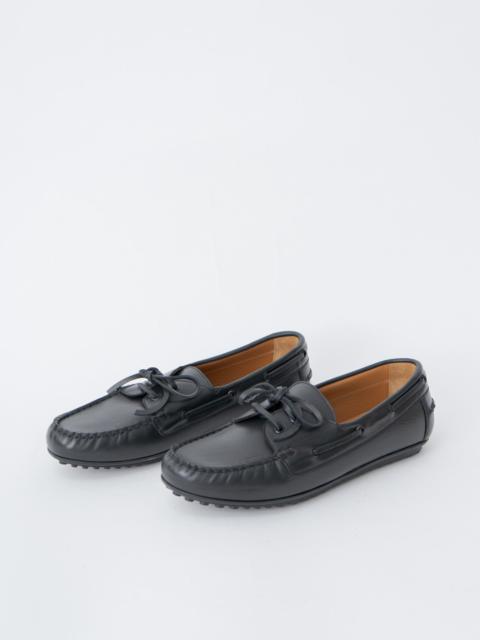 REPRODUCTION OF FOUND 730FDL Italian Navy Military Deck Shoes - Black (women's)