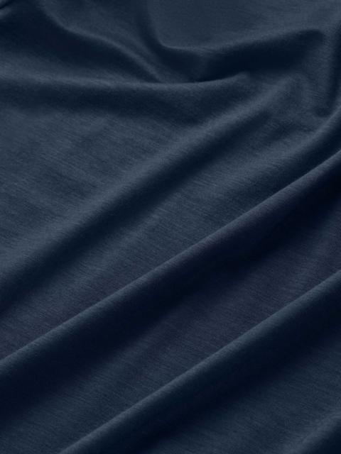 Derek Rose Women's Long Sleeve T-Shirt Lara Micro Modal Stretch Navy
