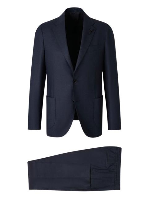 LARDINI drawstring-cuff suit