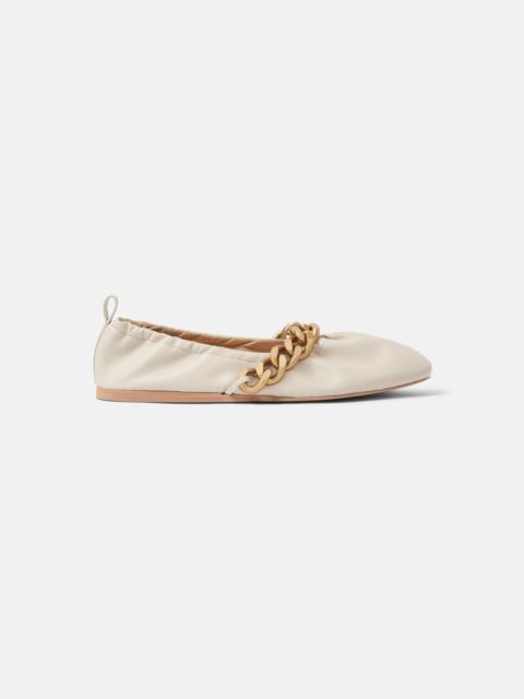 Stella McCartney Falabella Chunky Chain Ballet Flats